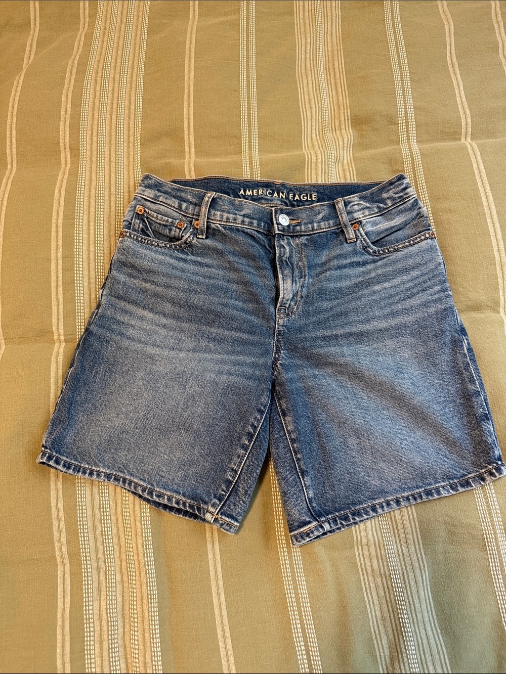 American Eagle Outfitters Women's Blue Denim Jorts